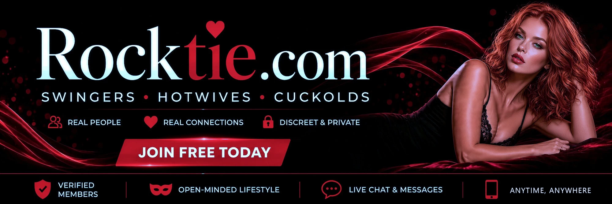 Rocktie swingers, hotwife and cuckold lifestyle community