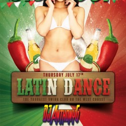 Latin Dance Thursday at Club Joi Salsa, Merengue, Reggaeton, Cumbia, Cha-Cha-Cha, then Have Sex!