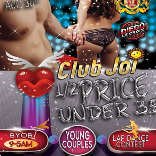 Young Couples Night at Club Joi *Half Price for Couples Under 35!!!