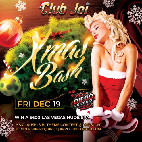 Christmas Friday at Club Joi Ms. Clause is Bi Contest at Midnight!