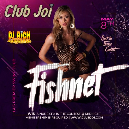 Fishnet Friday at Club Joi Wear Fishnets and WIN a Nude Spa!