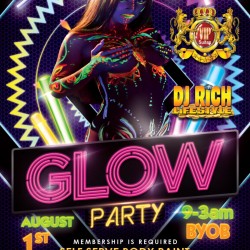 Glow Friday at Club Joi Self-Serve Body Painting for Twice the Fun!