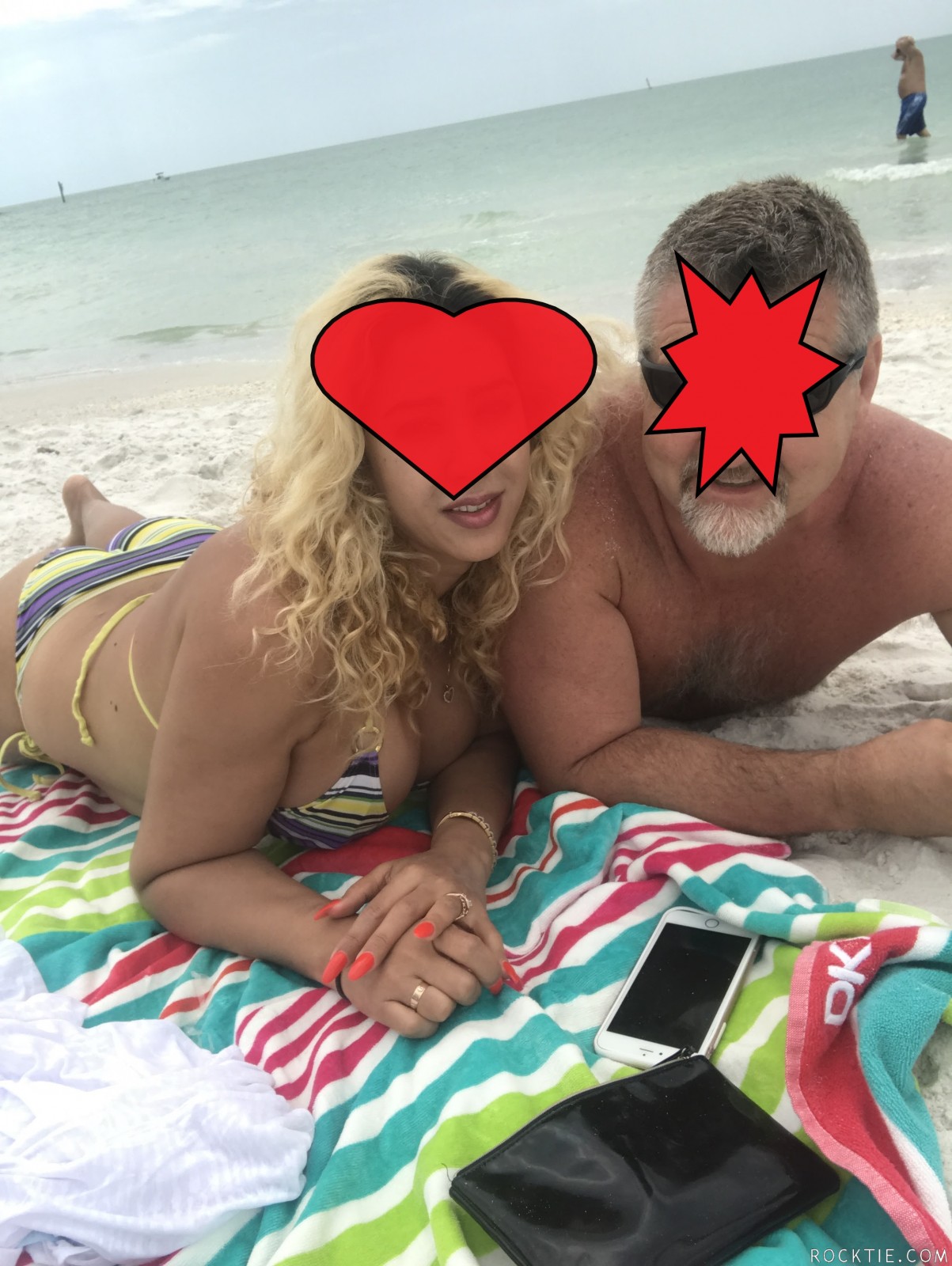 swinger wife on beach Xxx Photos