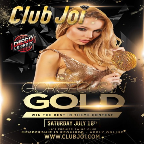 Gorgeous in Gold at Club Joi Look and Feel Like a Million Dollars in Gold!