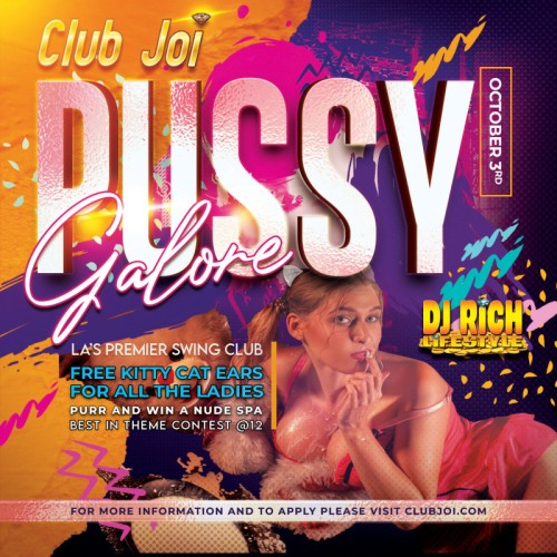 Pussy Friday at Club Joi FREE Kitty Kat Ears for All the Ladies!