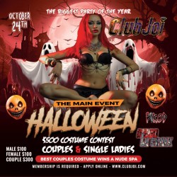 Halloween Main Event at Club Joi The Legendary Event Everyone has been Talking About since Last Year!