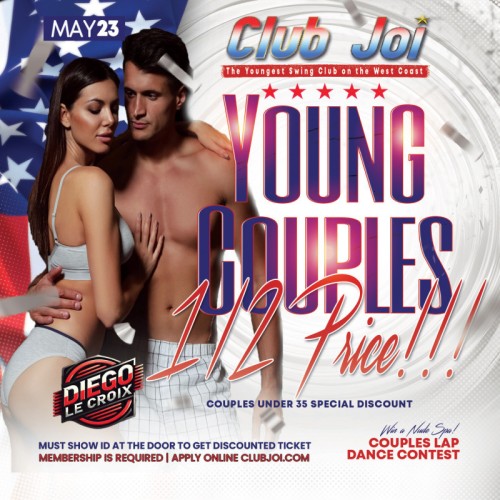 Young Couples Night at Club Joi *Half Price for Couples Under 35!!!
