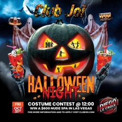 Halloween Night at Club Joi Enough Trick or Treating. Come Play!
