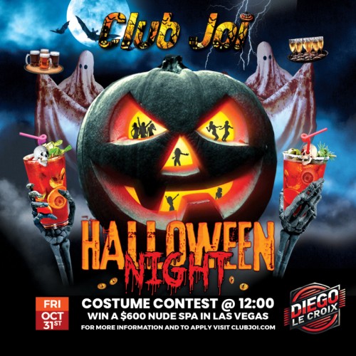 Halloween Night at Club Joi Enough Trick or Treating. Come Play!