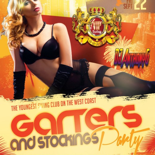 Garters Friday at Club Joi Don't take 'em Off...Leave 'em On!