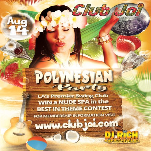 Polynesian Friday at Club Joi You don't have to be Poly to get Lei'd!