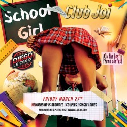 Schoolgirl Friday at Club Joi Pigtails, Plaid and Playrooms!
