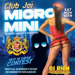 Micro Mini at Club Joi Giving a New Meaning to Micro Fiber!