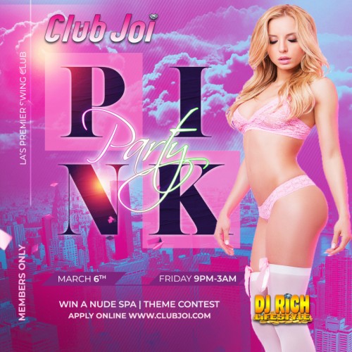 Pink Friday at Club Joi Pretty In and then Out of Pink!