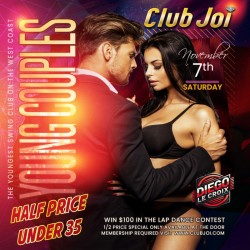 Young Couples Night at Club Joi *Half Price for Couples Under 35!!!