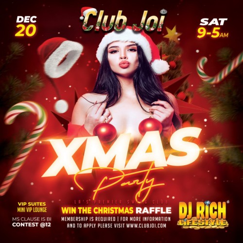 Christmas Party at Club Joi WIN the Christmas Raffle!!!
