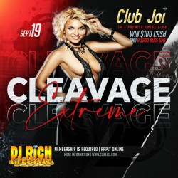 Extreme Cleavage at Club Joi Extremely Low! Down to Your Belly Button!